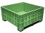 BB 560 Solid 430L Litre Plastic Pallet Bin in Green 