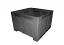 Super Bin 580 Vented Plastic Pallet Bin in Dark Grey