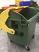 1100 Litre 4 Wheel Plastic Bin with Dome Lid in Yellow 