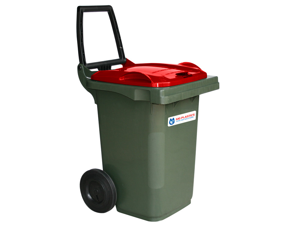 60L Wheelie Bin with Extension Handle, Wheelie Bins Supplier, Wheelie Bins Wholesaler Melbourne