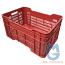 DE Vented Plastic Crate 58 Litre Red