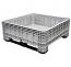 BB 450 Vented 350L Litre Plastic Pallet Bin in Grey